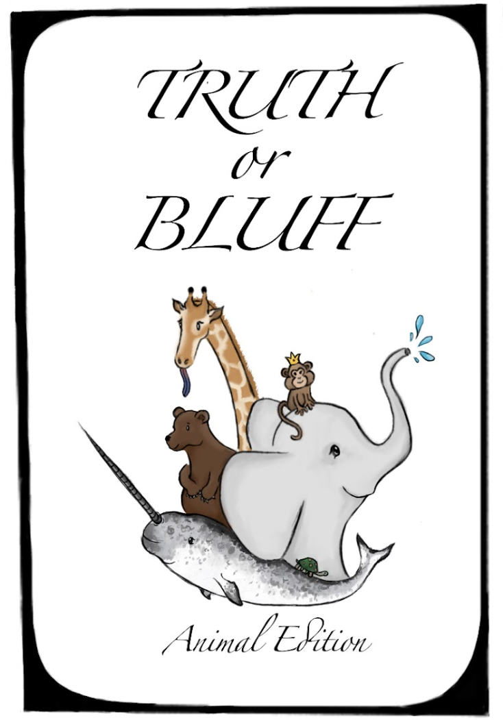 Truth or Bluff Animal Edition deck card